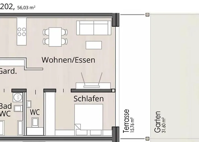 Grimminggarten 公寓 陶普利茨